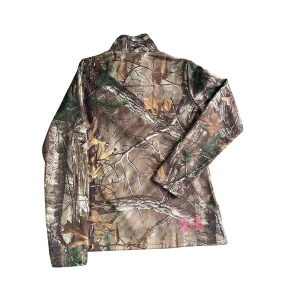 Under Armour Ladies RealTree Xtra Camo 1/4 Zip Pullover M Polyester Hunting - Picture 8 of 9